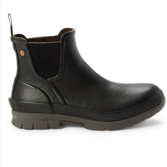 Bogs black Amelia slip on  rain boots - Picture 2 of 5
